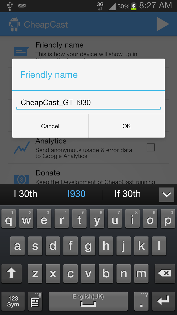 cheapcast screenshot