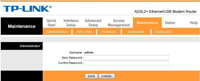 change router login