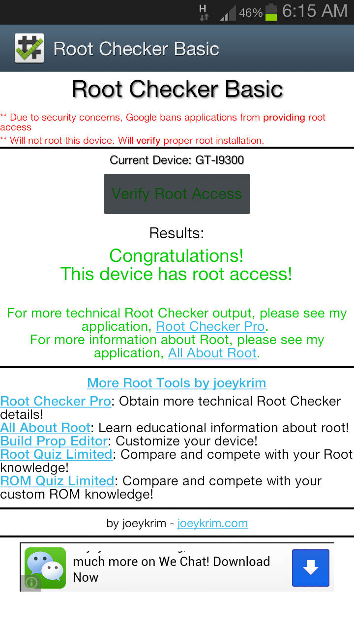 download root checker online