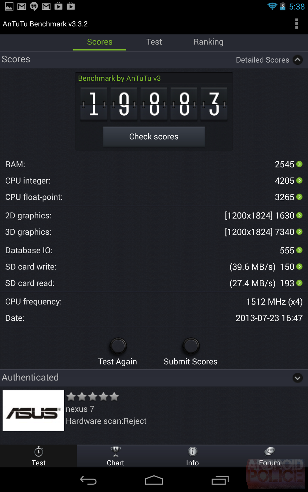 new nexus 7 2013 antutu benchmark