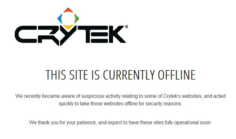 crytek compromised