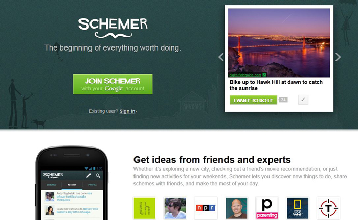 Google schemer service