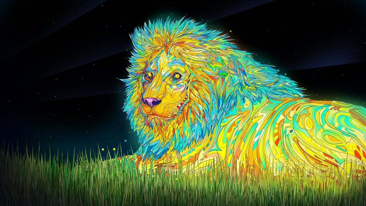 psychedelic_desktop lion