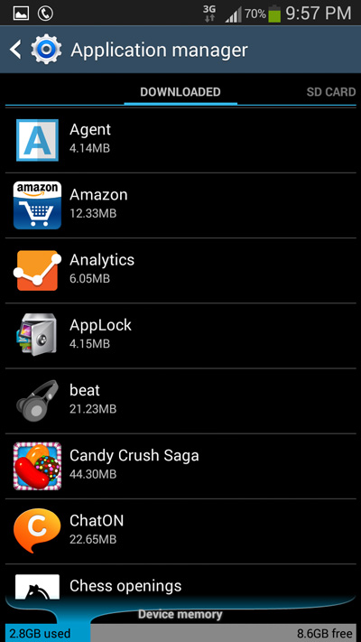 application-manager-on-android