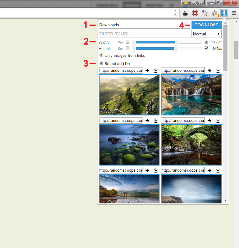 How To Save Multiple Images At Once In Google Chrome