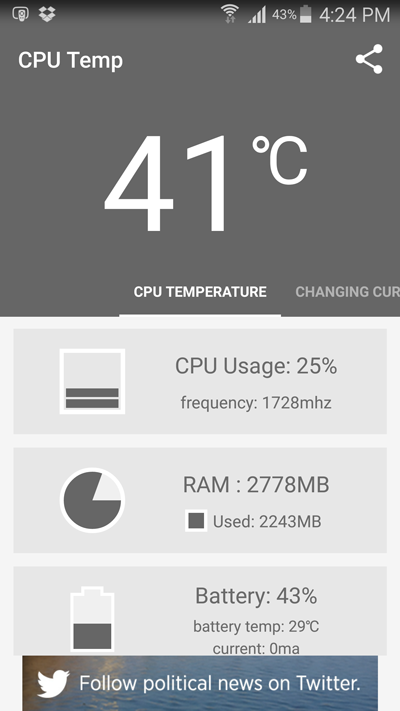 for android instal Core Temp 1.18.1