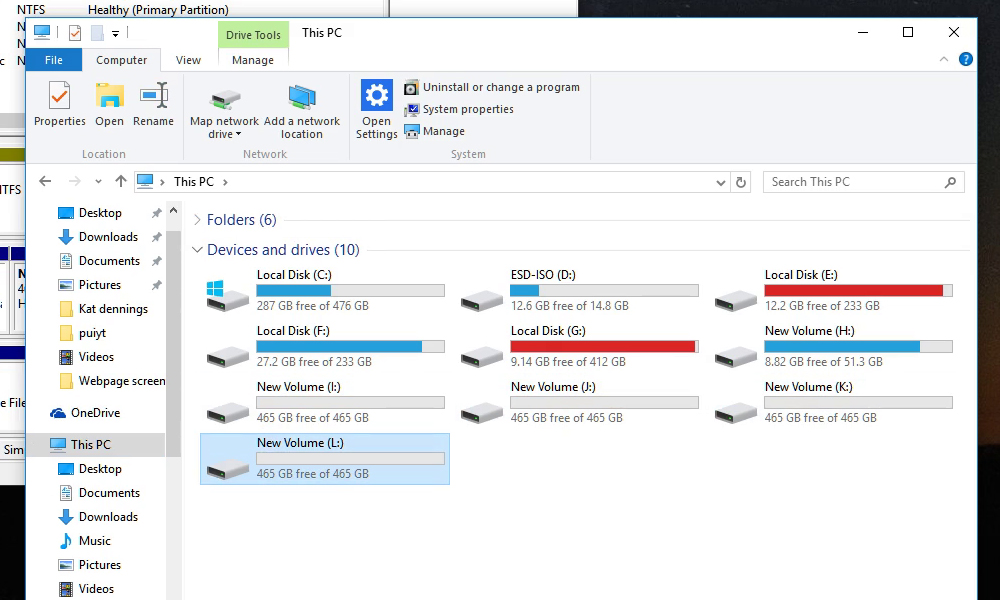 Partition and Format a new Hard Drive in Windows 10 – TECHVERSE